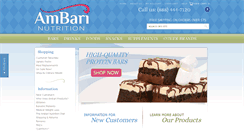 Desktop Screenshot of ambarinutrition.com